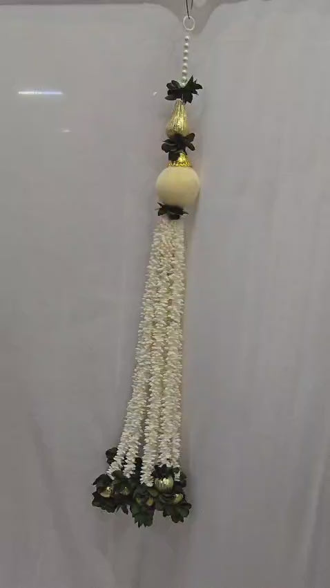 Artificial Flower Garland (mogra Ladi)  | AFF-Garland-16.6  | Price Rs.480/piece {Different colors are available}