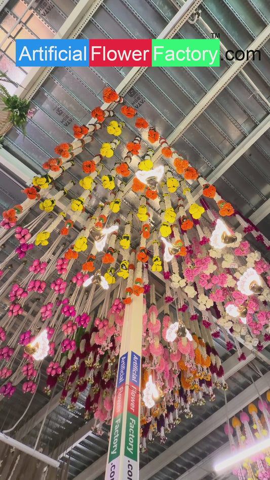 Lily Bloom Modern Decorative Floral Pendant Hanging Light