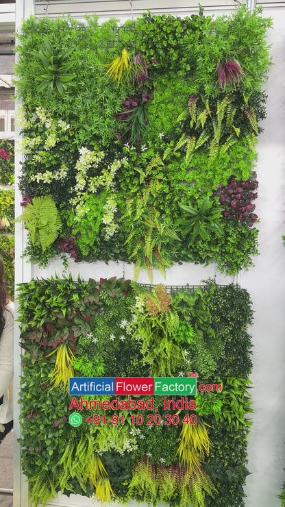 Artificial Clover Grass Foliage Panel