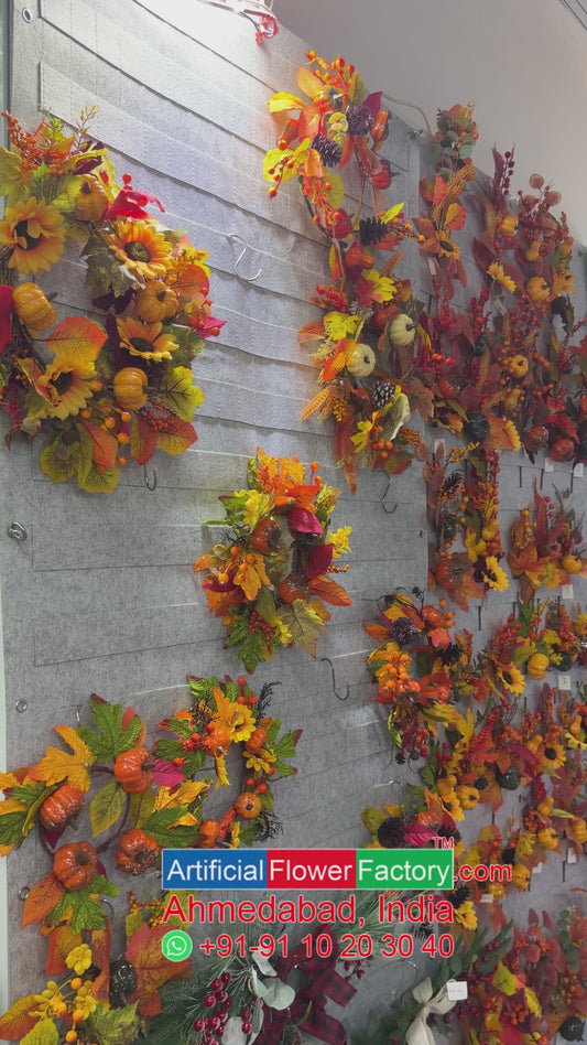 Artificial Golden Ruffled Fan Palm Stems | AFF-Stick-7.1